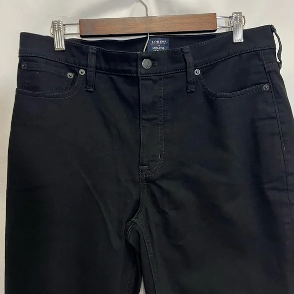 J.Crew Flare crop black jean in all-day stretch Size 31 NWT